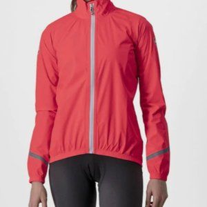 Castelli Emergency 2 Women's Cycling Rain Jacket (M) Brilliant Pink